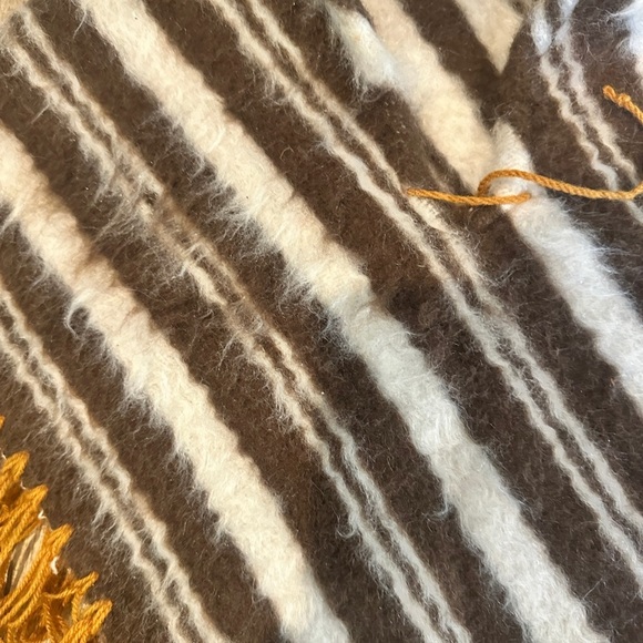 Alpaca poncho made in Peru, 100% alpaca, 100% warm. Made in Peru  vintage. - Picture 5 of 11